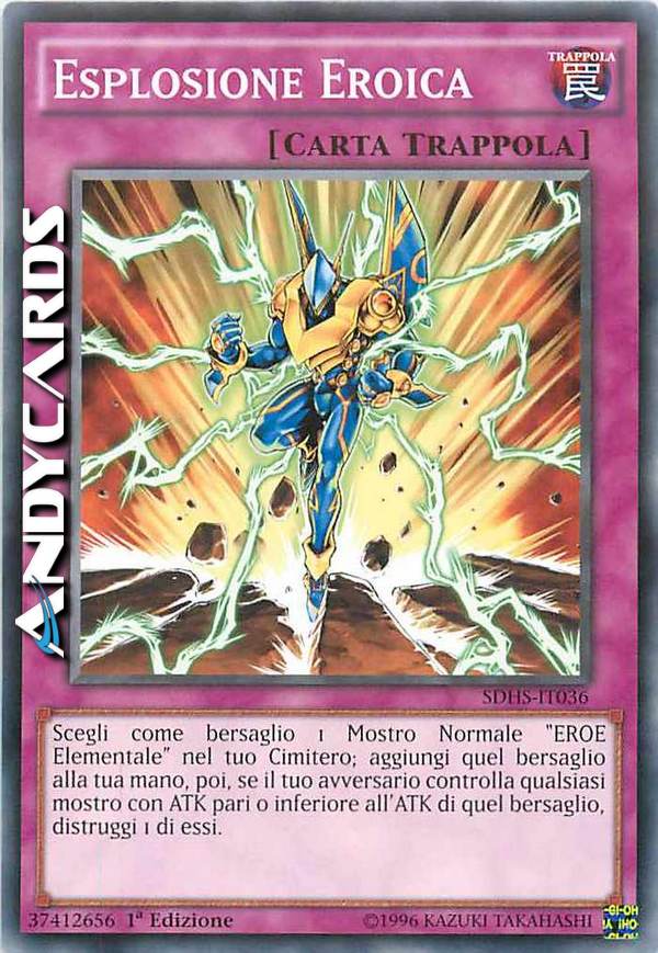 Yu-Gi-Oh! Comune Attacco degli Eroi SDHS-IT015 Truppa Della Carta 1st Edition