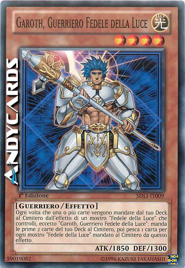 Clicca per ulteriori dettagli di - GAROTH, GUERRIERO FEDELE DELLA LUCE - GAROTH, GUERRIERO FEDELE DELLA LUCE