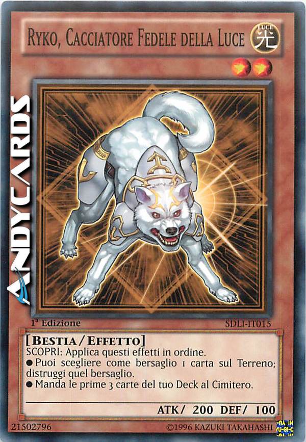 Clicca per ulteriori dettagli di - RYKO, CACCIATORE FEDELE DELLA LUCE - RYKO, CACCIATORE FEDELE DELLA LUCE