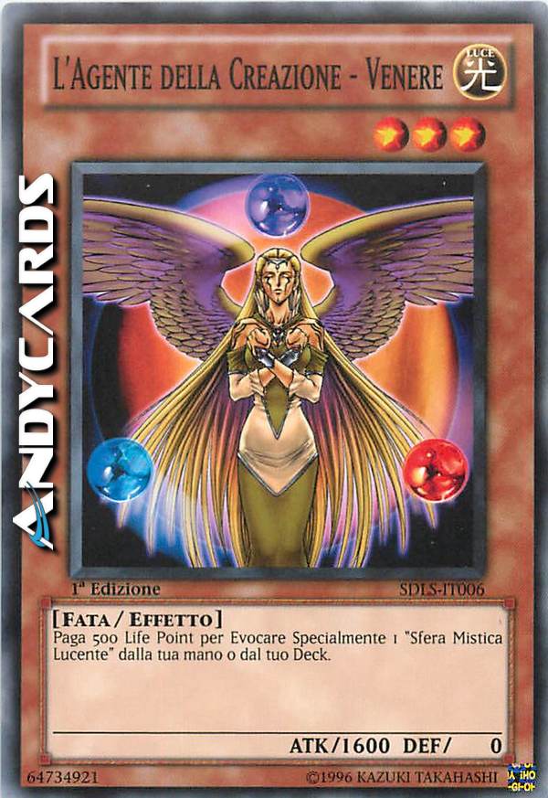 Clicca per ulteriori dettagli di - L'AGENTE DELLA CREAZIONE - VENERE - L'AGENTE DELLA CREAZIONE - VENERE