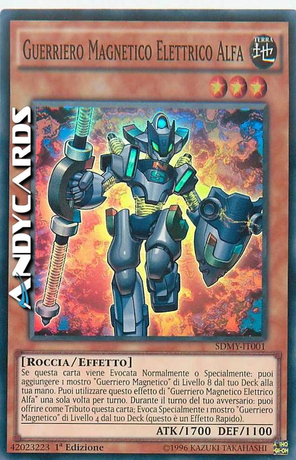 Clicca per ulteriori dettagli di - GUERRIERO MAGNETICO ELETTRICO ALFA - GUERRIERO MAGNETICO ELETTRICO ALFA
