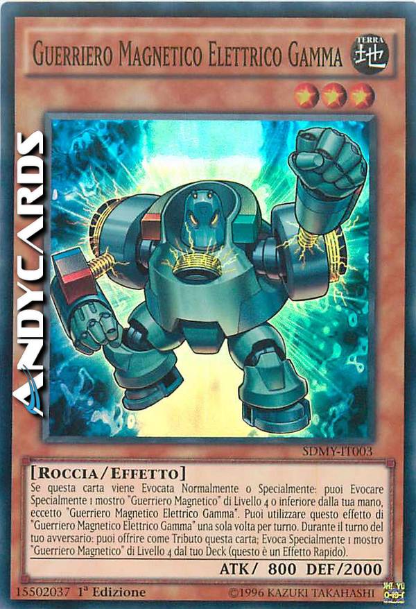 Clicca per ulteriori dettagli di - GUERRIERO MAGNETICO ELETTRICO GAMMA - GUERRIERO MAGNETICO ELETTRICO GAMMA