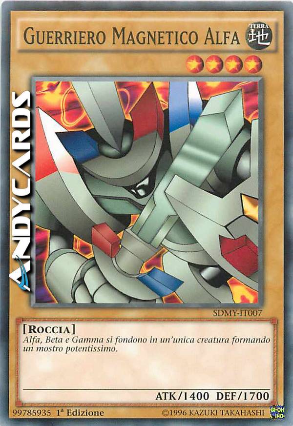 Clicca per ulteriori dettagli di - GUERRIERO MAGNETICO ALFA - GUERRIERO MAGNETICO ALFA