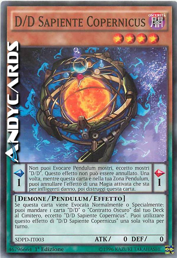 Clicca per ulteriori dettagli di - D/D SAPIENTE COPERNICUS - D/D SAPIENTE COPERNICUS