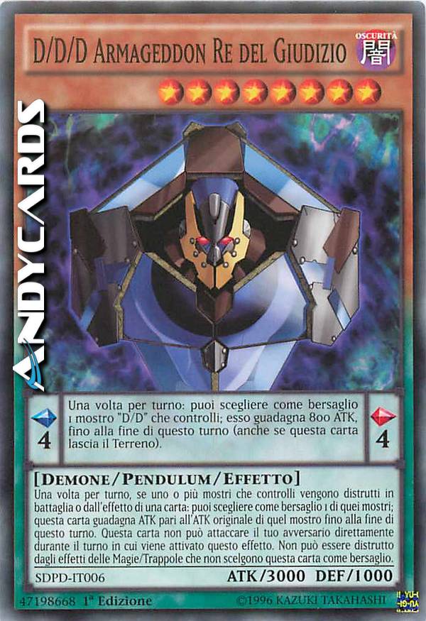 Clicca per ulteriori dettagli di - D/D/D ARMAGEDDON RE DEL GIUDIZIO - D/D/D ARMAGEDDON RE DEL GIUDIZIO