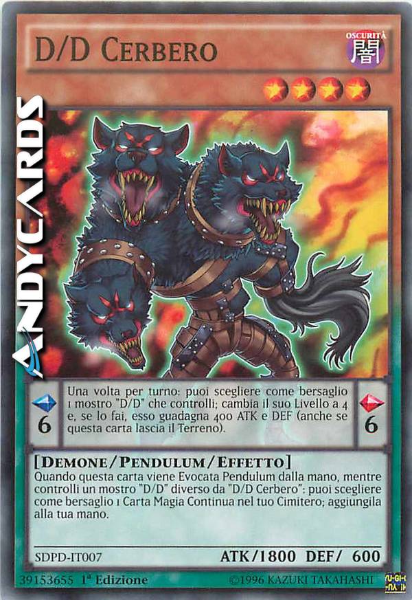 Clicca per ulteriori dettagli di - D/D CERBERO - D/D CERBERO