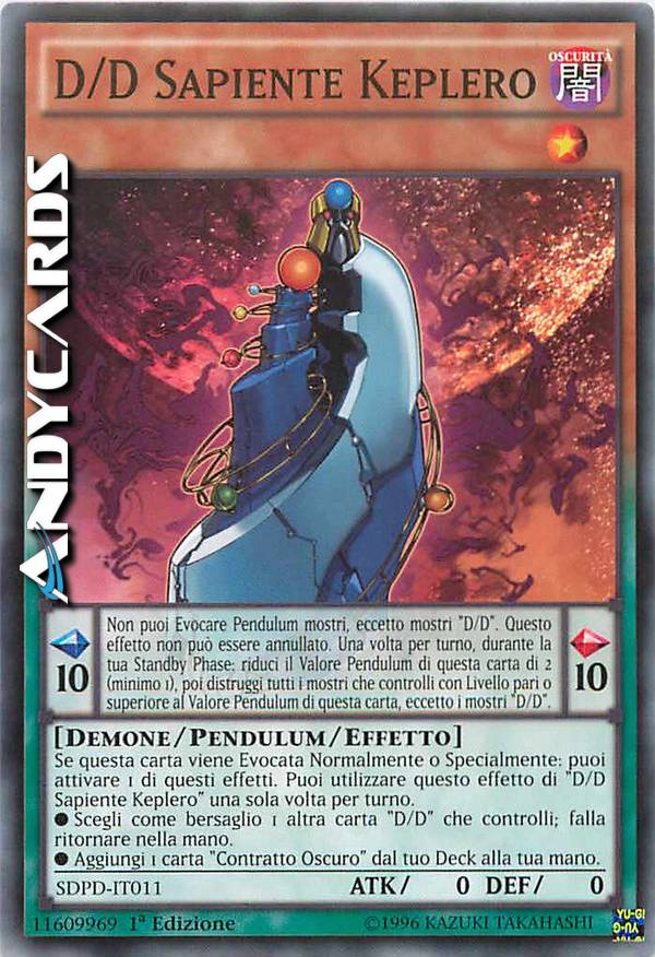 Clicca per ulteriori dettagli di - D/D SAPIENTE KEPLERO - D/D SAPIENTE KEPLERO