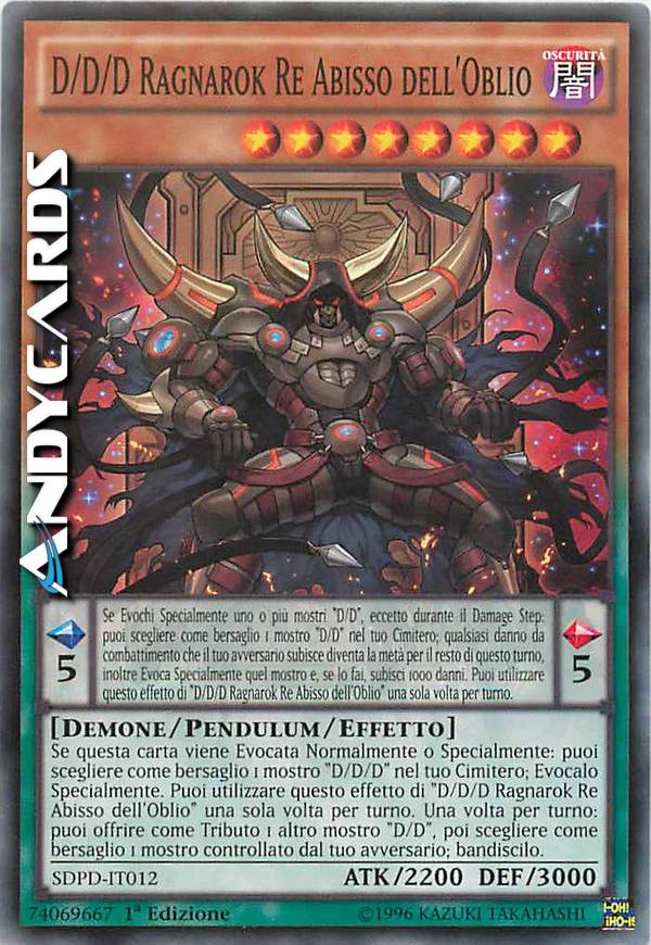Clicca per ulteriori dettagli di - D/D/D RAGNAROK RE ABISSO DELL'OBLIO - D/D/D RAGNAROK RE ABISSO DELL'OBLIO