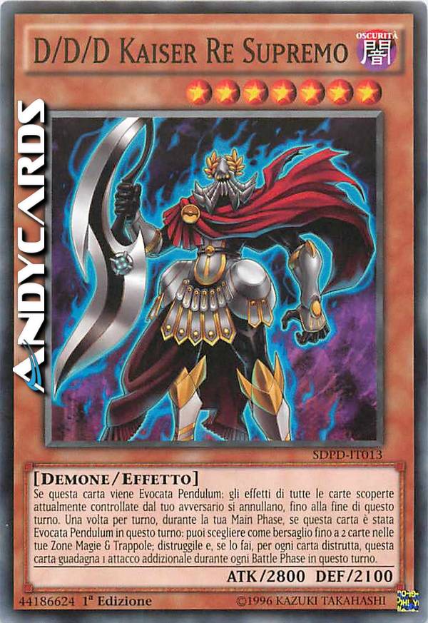 Clicca per ulteriori dettagli di - D/D/D KAISER RE SUPREMO - D/D/D KAISER RE SUPREMO