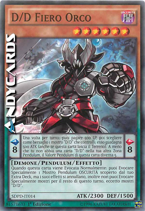 Clicca per ulteriori dettagli di - D/D FIERO ORCO - D/D FIERO ORCO
