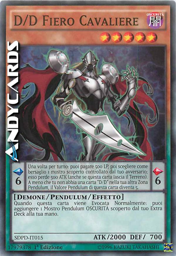 Clicca per ulteriori dettagli di - D/D FIERO CAVALIERE - D/D FIERO CAVALIERE