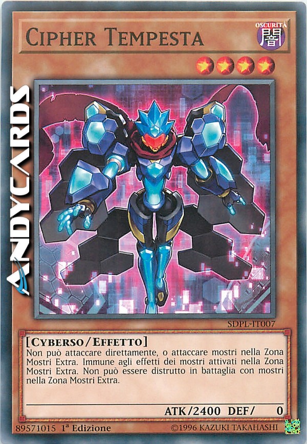 Clicca per ulteriori dettagli di - CIPHER TEMPESTA - CIPHER TEMPESTA