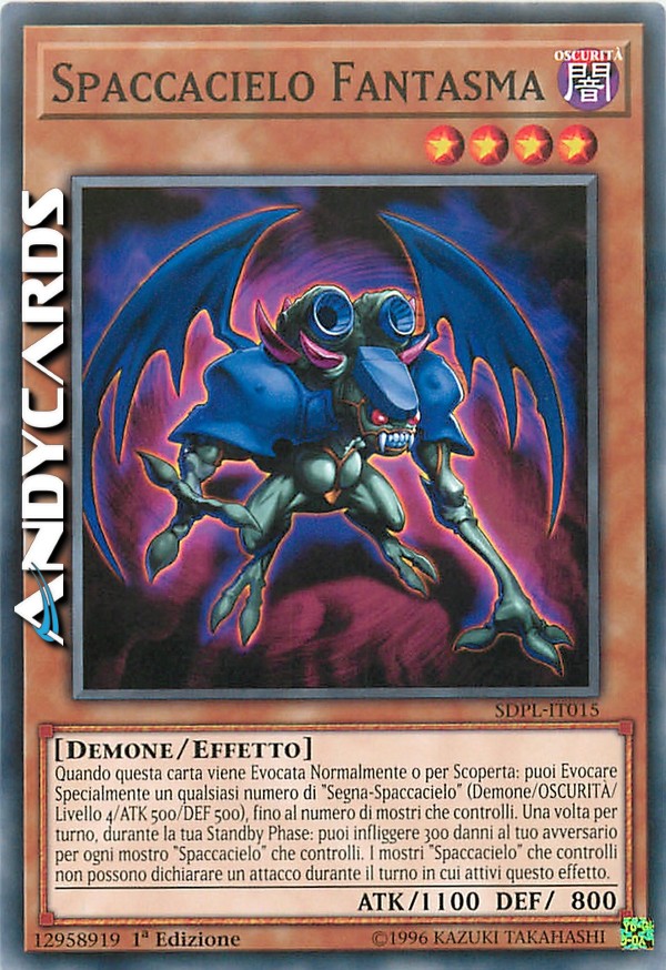 Clicca per ulteriori dettagli di - SPACCACIELO FANTASMA - SPACCACIELO FANTASMA