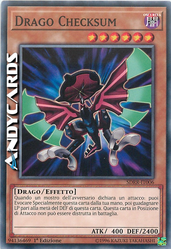 Clicca per ulteriori dettagli di - DRAGO CHECKSUM - DRAGO CHECKSUM