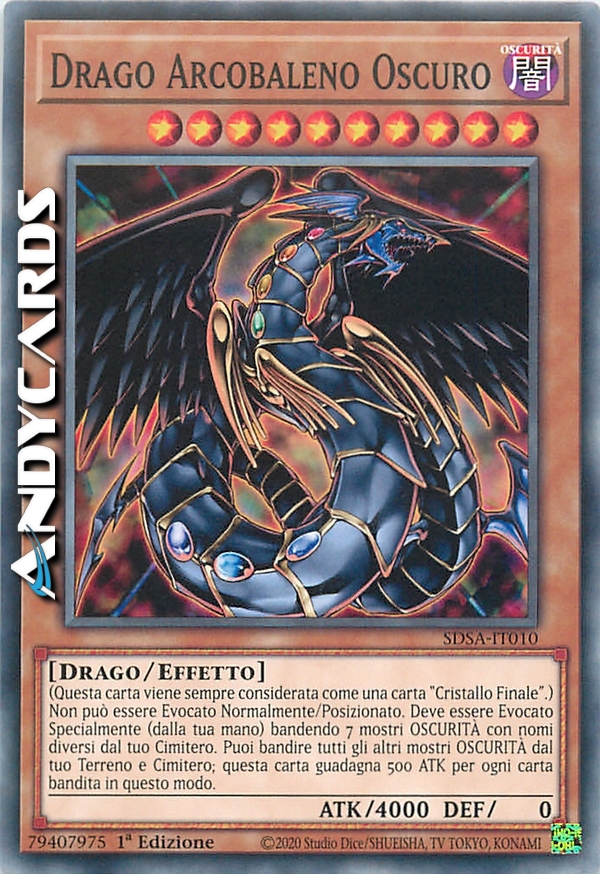 Clicca per ulteriori dettagli di - DRAGO ARCOBALENO OSCURO - DRAGO ARCOBALENO OSCURO