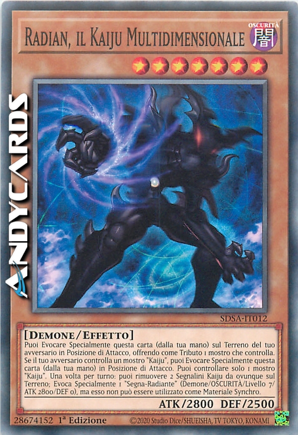 Clicca per ulteriori dettagli di - RADIAN, IL KAIJU MULTIDIMENSIONALE - RADIAN, IL KAIJU MULTIDIMENSIONALE