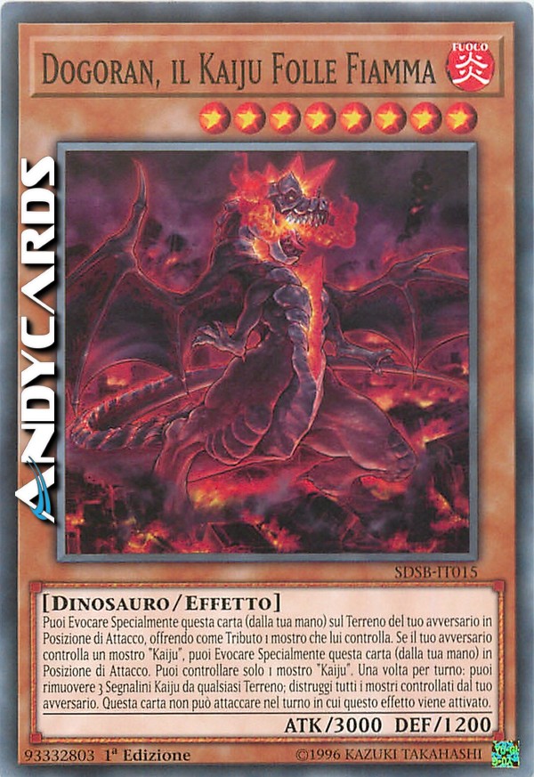 Clicca per ulteriori dettagli di - DOGORAN, IL KAIJU FOLLE FIAMMA - DOGORAN, IL KAIJU FOLLE FIAMMA