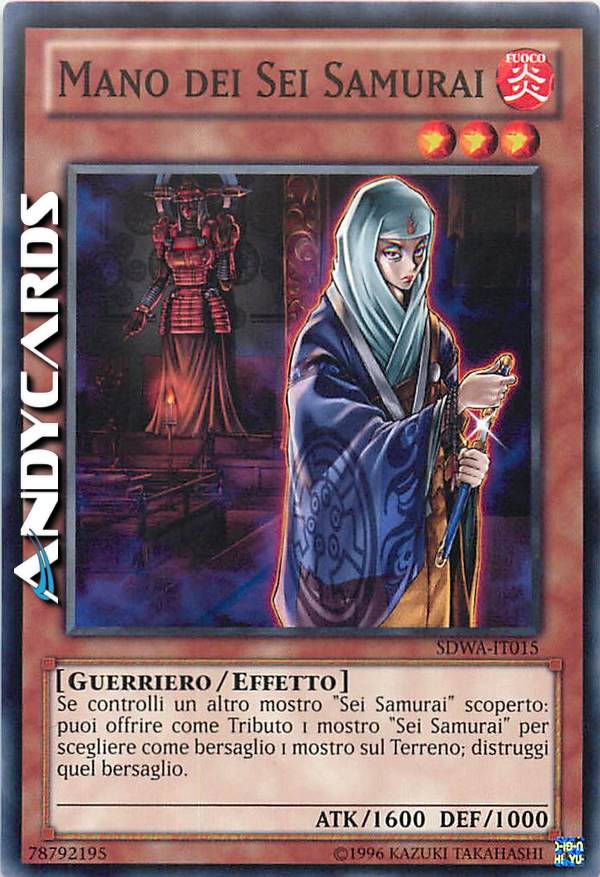 Clicca per ulteriori dettagli di - MANO DEI SEI SAMURAI - MANO DEI SEI SAMURAI