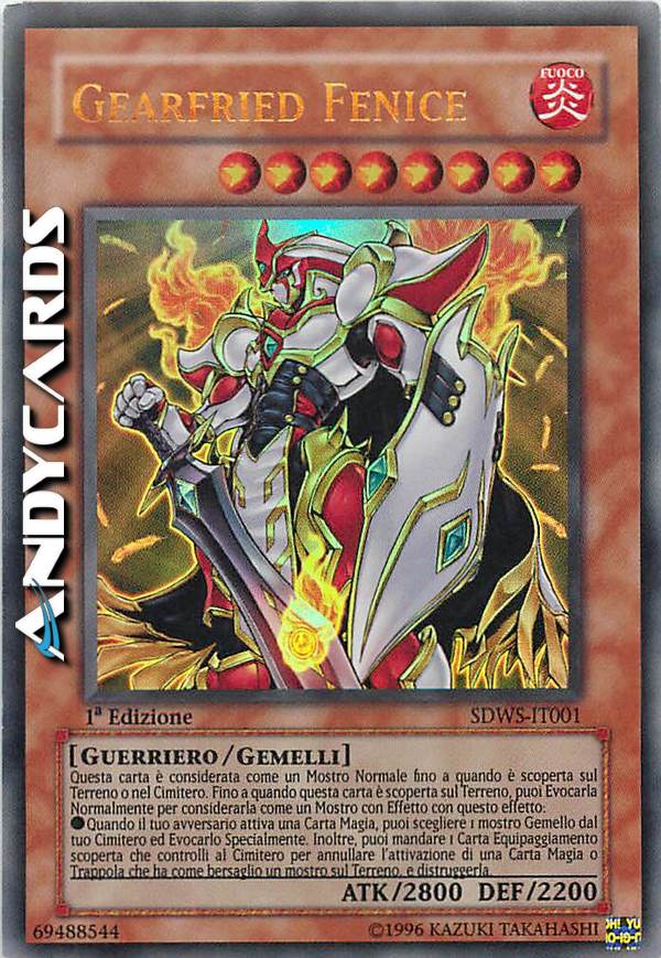 Clicca per ulteriori dettagli di - GEARFRIED FENICE - GEARFRIED FENICE