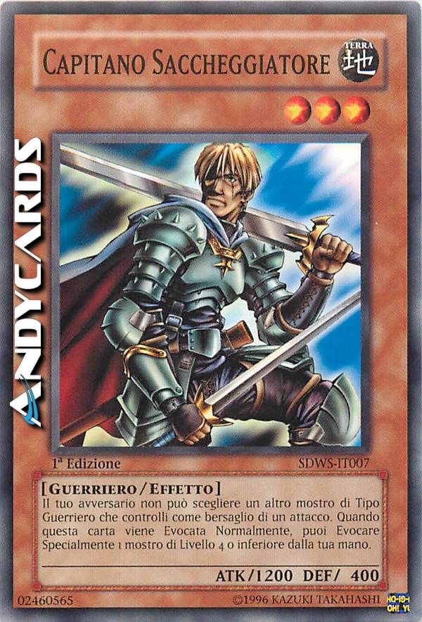Clicca per ulteriori dettagli di - CAPITANO SACCHEGGIATORE - CAPITANO SACCHEGGIATORE