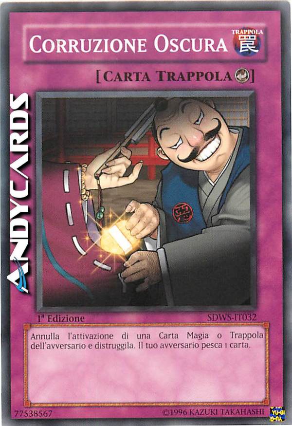 Clicca per ulteriori dettagli di - CORRUZIONE OSCURA - CORRUZIONE OSCURA