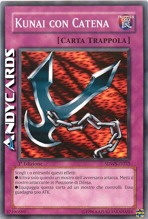 Clicca per ulteriori dettagli di - KUNAI CON CATENA - KUNAI CON CATENA