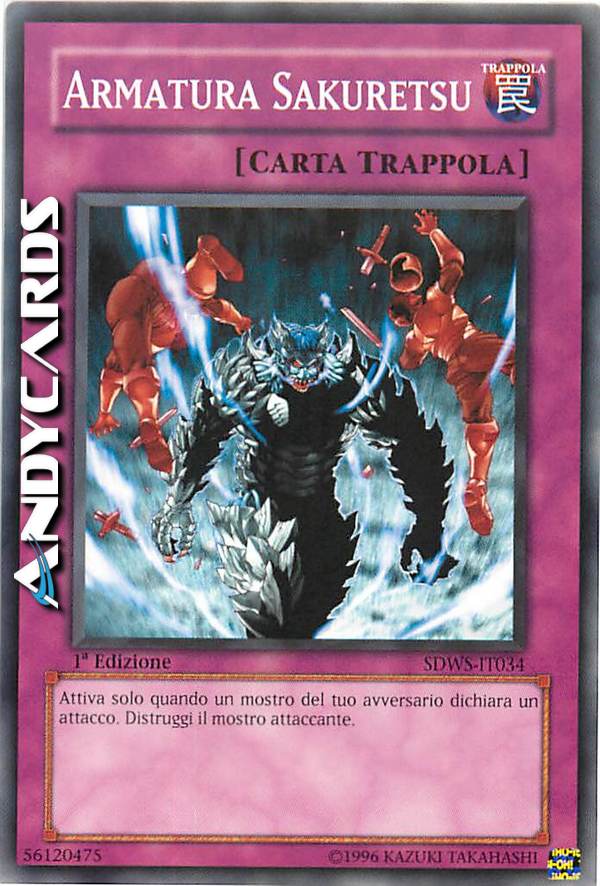 Clicca per ulteriori dettagli di - ARMATURA SAKURETSU - ARMATURA SAKURETSU