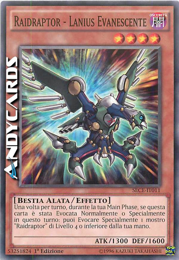 Clicca per ulteriori dettagli di - RAIDRAPTOR - LANIUS EVANESCENTE - RAIDRAPTOR - LANIUS EVANESCENTE