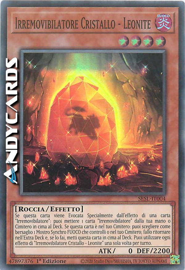 Clicca per ulteriori dettagli di - IRREMOVIBILATORE CRISTALLO - LEONITE - IRREMOVIBILATORE CRISTALLO - LEONITE