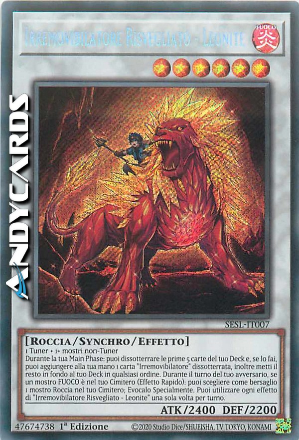 Clicca per ulteriori dettagli di - IRREMOVIBILATORE RISVEGLIATO - LEONITE - IRREMOVIBILATORE RISVEGLIATO - LEONITE