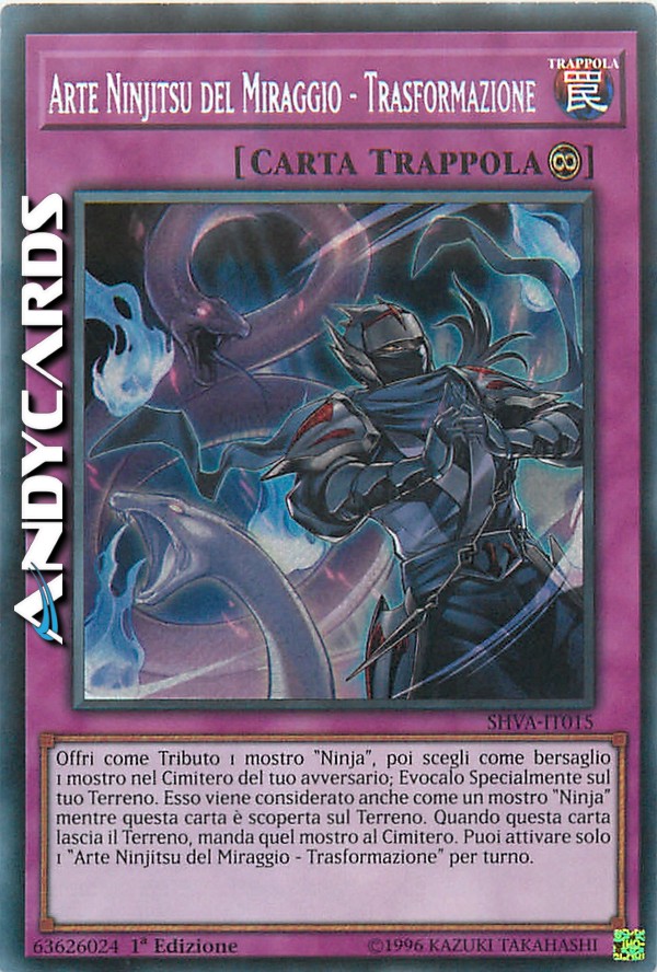 Clicca per ulteriori dettagli di - ARTE NINJITSU DEL MIRAGGIO - TRASFORMAZIONE - ARTE NINJITSU DEL MIRAGGIO - TRASFORMAZIONE