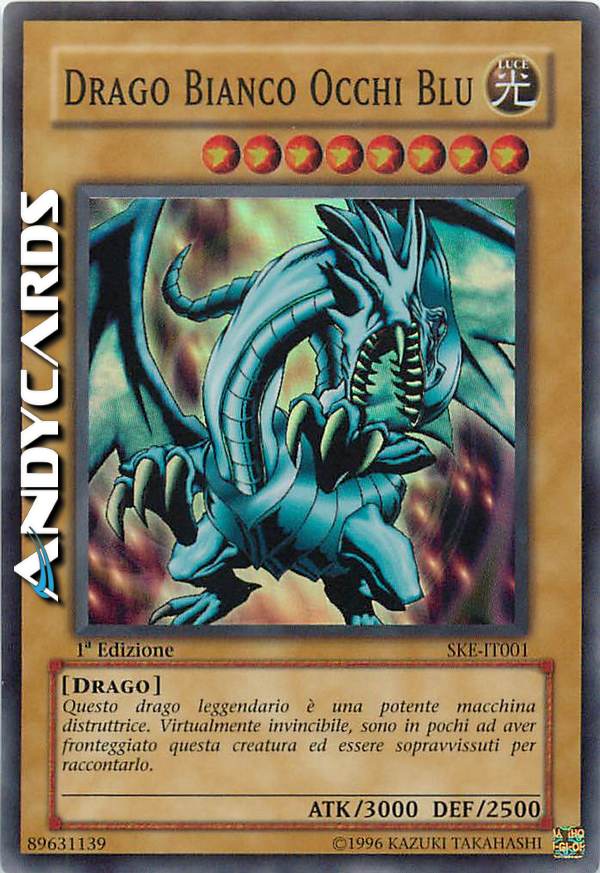 Clicca per ulteriori dettagli di - DRAGO BIANCO OCCHI BLU - DRAGO BIANCO OCCHI BLU