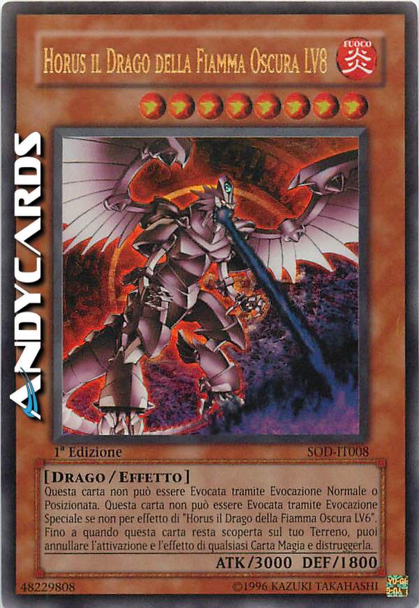 Clicca per ulteriori dettagli di - HORUS IL DRAGO DELLA FIAMMA OSCURA LV8 - HORUS IL DRAGO DELLA FIAMMA OSCURA LV8