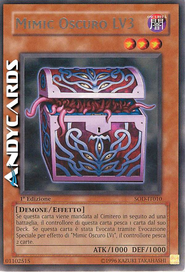 Clicca per ulteriori dettagli di - MIMIC OSCURO LV3 - MIMIC OSCURO LV3