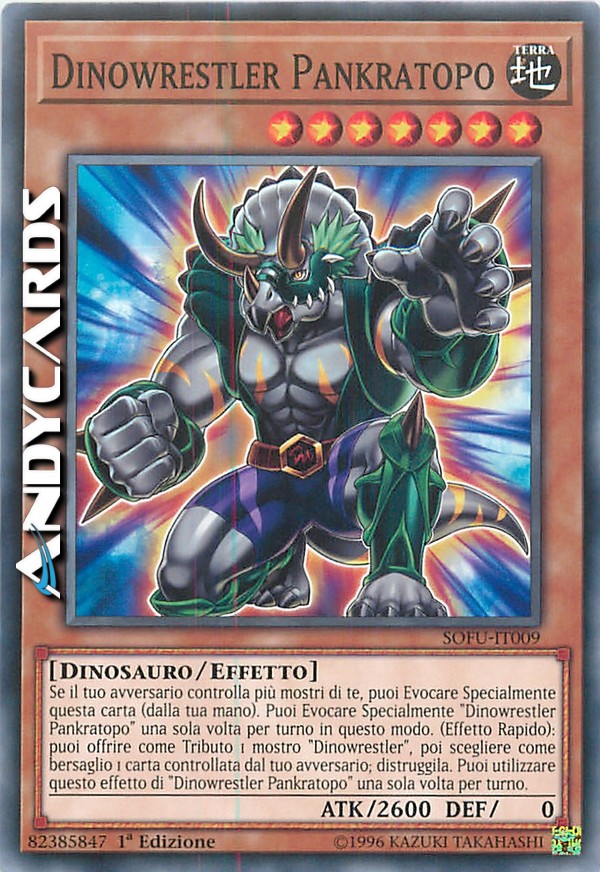 Clicca per ulteriori dettagli di - DINOWRESTLER PANKRATOPO - DINOWRESTLER PANKRATOPO