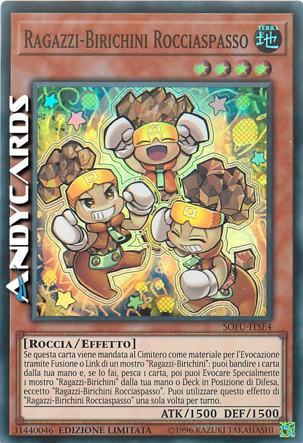 Clicca per ulteriori dettagli di - RAGAZZI-BIRICHINI ROCCIASPASSO - RAGAZZI-BIRICHINI ROCCIASPASSO