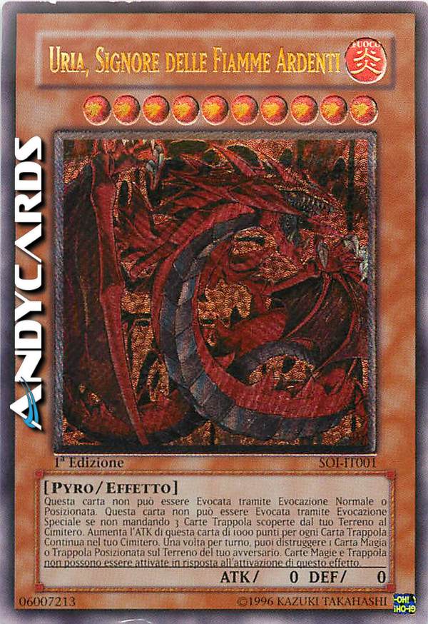 Clicca per ulteriori dettagli di - URIA, SIGNORE DELLE FIAMME ARDENTI - URIA, SIGNORE DELLE FIAMME ARDENTI