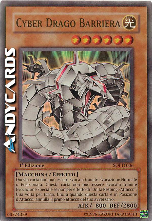 Clicca per ulteriori dettagli di - CYBER DRAGO BARRIERA - CYBER DRAGO BARRIERA