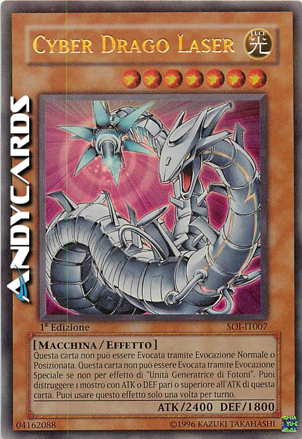 Clicca per ulteriori dettagli di - CYBER DRAGO LASER - CYBER DRAGO LASER
