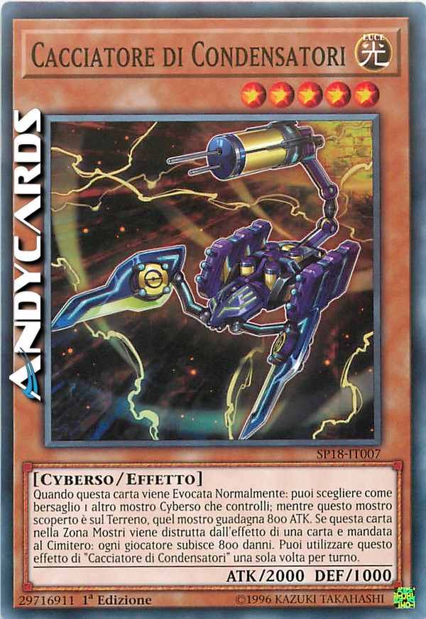 Clicca per ulteriori dettagli di - CACCIATORE DI CONDENSATORI - CACCIATORE DI CONDENSATORI