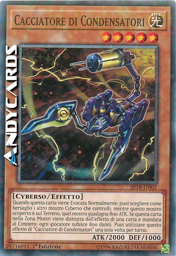 Clicca per ulteriori dettagli di - CACCIATORE DI CONDENSATORI - CACCIATORE DI CONDENSATORI