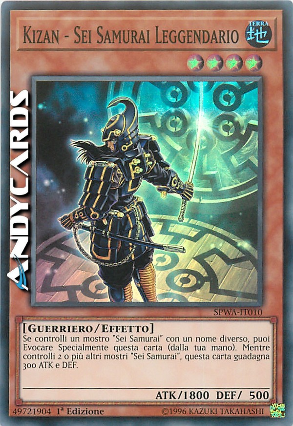 Clicca per ulteriori dettagli di - KIZAN - SEI SAMURAI LEGGENDARIO - KIZAN - SEI SAMURAI LEGGENDARIO