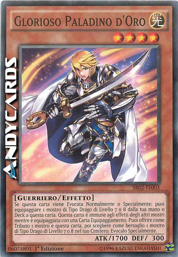 Clicca per ulteriori dettagli di - GLORIOSO PALADINO D'ORO - GLORIOSO PALADINO D'ORO