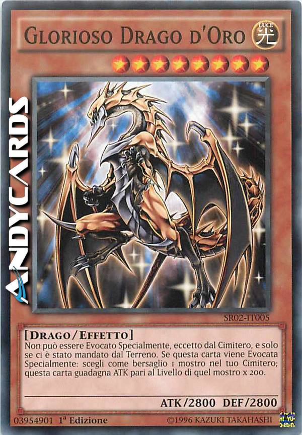 Clicca per ulteriori dettagli di - GLORIOSO DRAGO D'ORO - GLORIOSO DRAGO D'ORO
