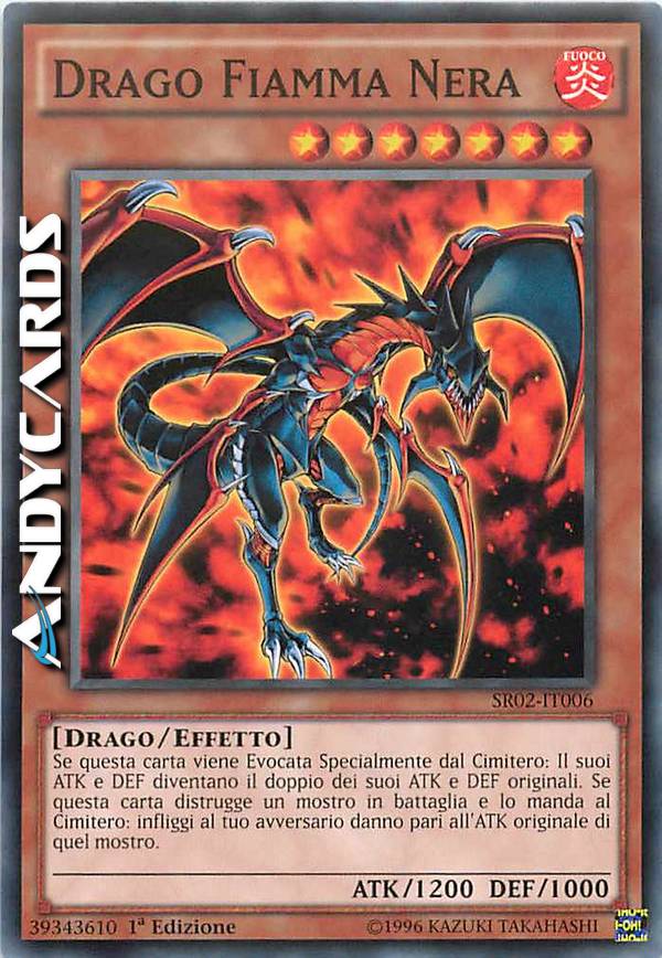 Clicca per ulteriori dettagli di - DRAGO FIAMMA NERA - DRAGO FIAMMA NERA