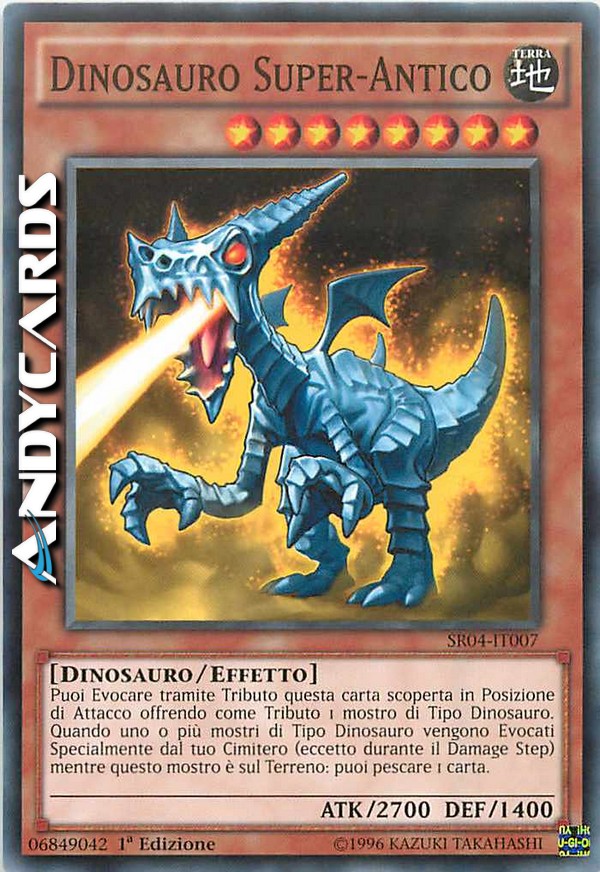 Clicca per ulteriori dettagli di - DINOSAURO SUPER-ANTICO - DINOSAURO SUPER-ANTICO
