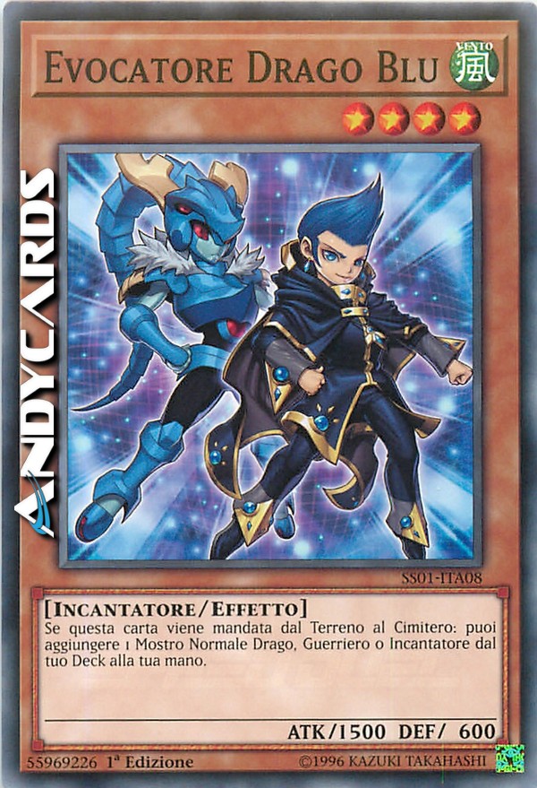 Clicca per ulteriori dettagli di - EVOCATORE DRAGO BLU - EVOCATORE DRAGO BLU