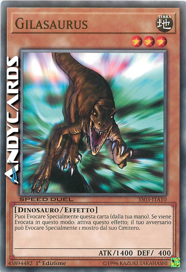 Clicca per ulteriori dettagli di - GILASAURUS - GILASAURUS