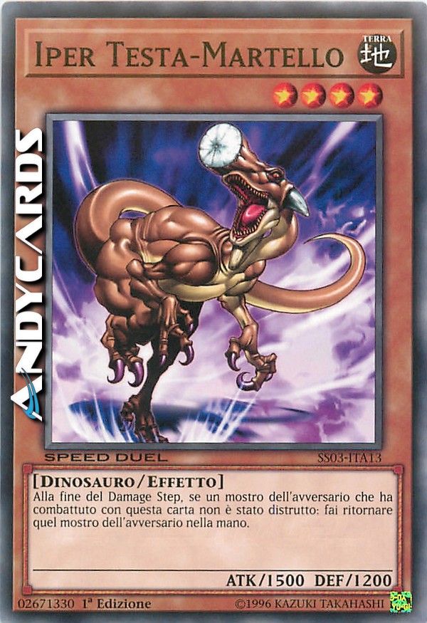 Clicca per ulteriori dettagli di - IPER TESTA-MARTELLO - IPER TESTA-MARTELLO