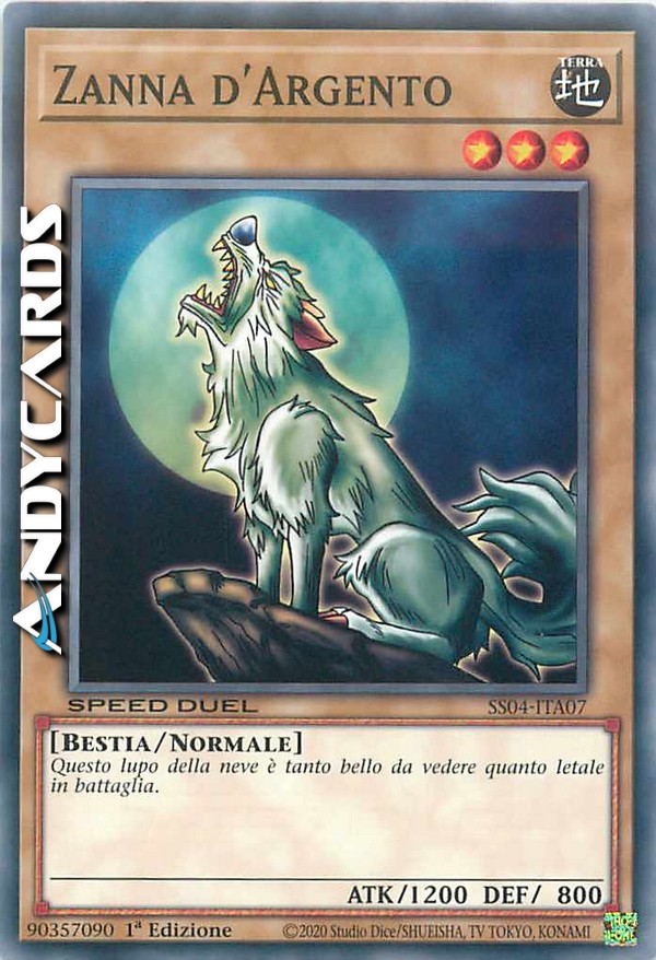 Clicca per ulteriori dettagli di - ZANNA D'ARGENTO - ZANNA D'ARGENTO